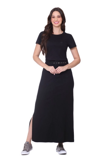 Blusa Emily Preto Algodão Hapuk 