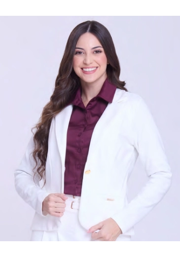 Blazer Lais Em Ponto Roma Off Hapuk Outono/Inverno 2026 