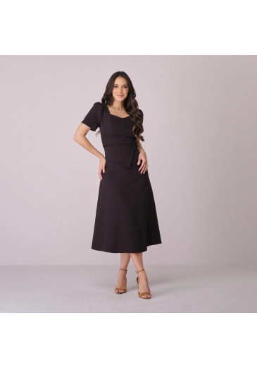 Conjunto Nicole Em Alfaiataria Twill Preto Tata Martello Primavera/Verão 2026