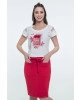 Blusa Estampada Perfume Vermelho Hapuk