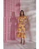 Vestido Midi Floral Laranja Tata Martello