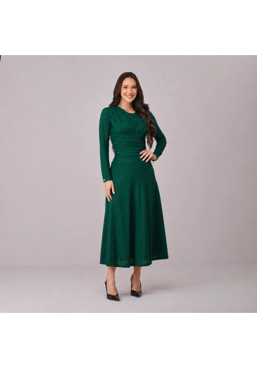 Vestido Rita Em Malha Verde Tata Martello Outono/Inverno 2026