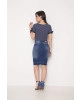 Saia Denim Laura Rosa 