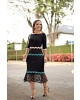 Vestido Midi em Renda Preto Kauly