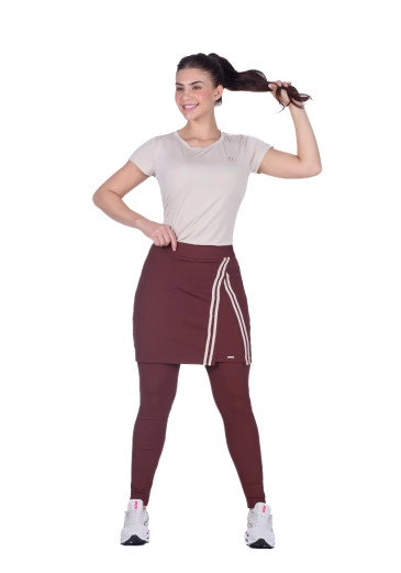 Conjunto Sigrid Em Malha Bege Claro Hapuk  Outono/Inverno 2025