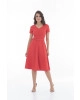 Vestido Lady Like Vermelho Via Tolentino