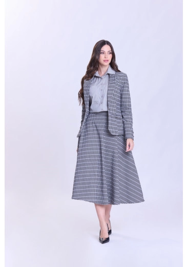 Blazer Izabel Em Alfaiataria Tweed Preto Hapuk Outono/Inverno 2026