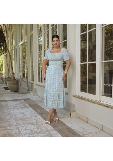 Conjunto Joice Em Viscolinho Azul Tata Martello Primavera/Verão 2026