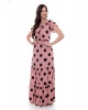 Vestido Longo Poá Roseta Hapuk 