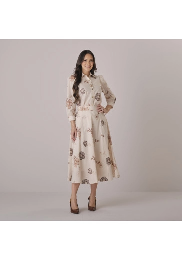 Conjunto Emanuele Em Bordado Lina Tata Martello Outono/Inverno 2026