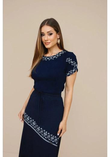 Blusa Charlote Em Jeans Plus Nitido Outono/Inverno 2026