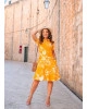 Vestido Tie Dye Amarelo Boutique K 