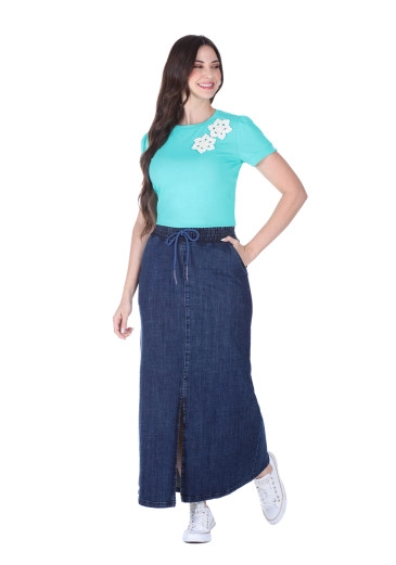 Blusa Heloisa Em Malha De Algodão Com Flor Em Crochê Verde Água Hapuk Alto Verão 2025