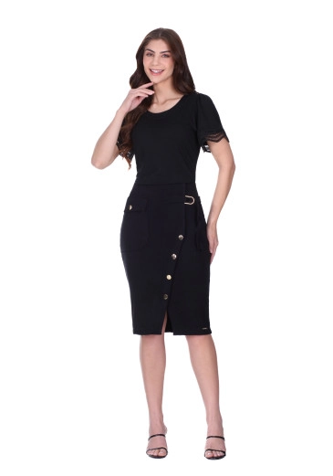 Blusa Bianca Em Malha Preta Hapuk  Primavera/Verão 2026