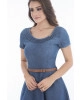 Vestido Mullet Jeans Via Tolentino 