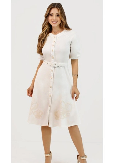 Chemise Aniele Em Nevada PT Off White  Nítido Primavera/Verão 2026