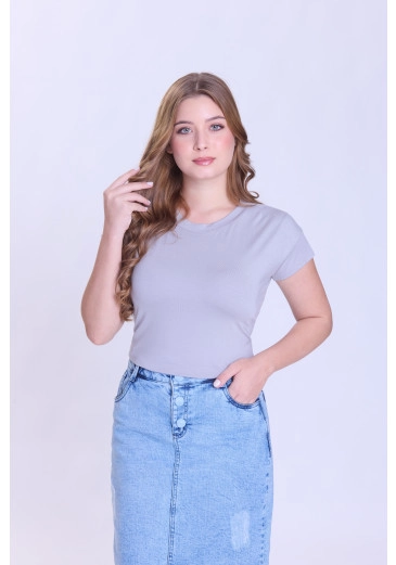 Blusa Sol Em Malha Cinza Hapuk Outono/Inverno 2026