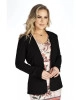 Blazer com Recortes Preto Via Tolentino