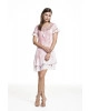 Vestido Fasciniu's Viscose Tye Dye  Rosa 9761