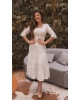 Vestido Midi Laise Off Via Tolentino