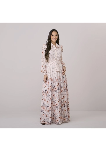 Vestido Jaque Em Crepe Gloss Rose Tata Martello Outono/Inverno 2026