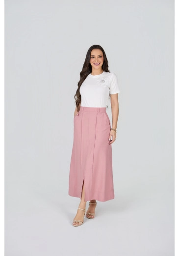 Saia Elisangela Alfaiataria Rose Tata Martello Primavera/Verão 2027