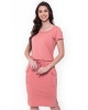 Vestido Lary com Bolso Rose Hapuk 