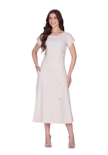 Conjunto Hillary Em Tecido Plano Cru Hapuk Primavera/Verão 2026