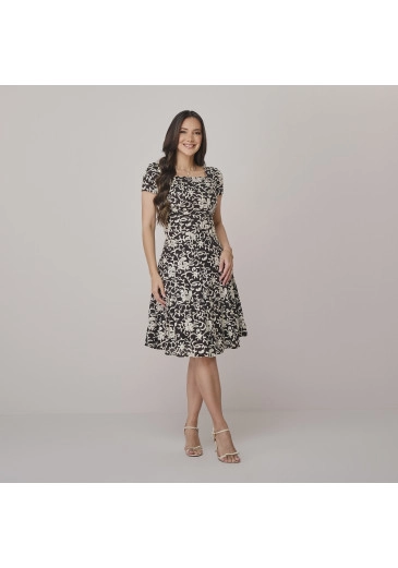 Conjunto Raika Em Tecido Bertha Preto Tata Martello Outono/Inverno 2026