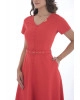 Vestido Lady Like Vermelho Via Tolentino