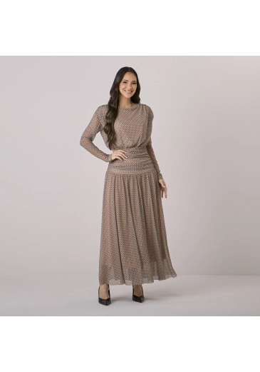 Vestido Romana Em Tule Poa Tata Martello Outono/Inverno 2026