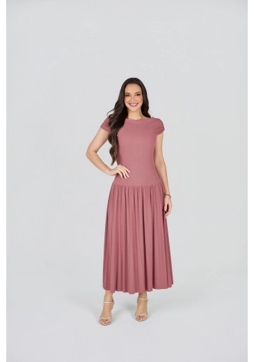 Vestido Antonela Em Stella Maris Premium Rose Tata Martello Primavera/Verão 2027
