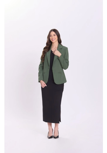 Blazer Amélia Em Alfaiataria Verde Hapuk Outono/Inverno 2026