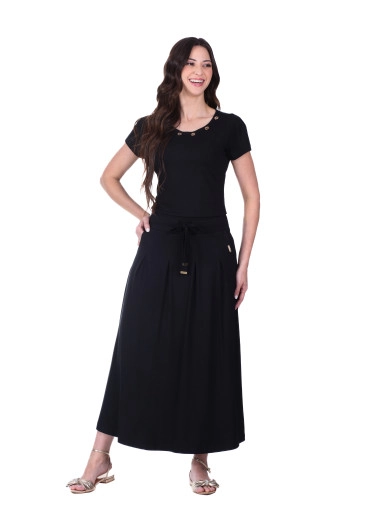 Blusa Isa Em Malha Preto Hapuk Primavera/Verão 2027