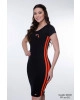 Vestido Faixa Lateral Laranja Hapuk