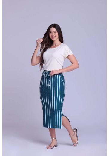 Conjunto Damares Em Moletinho Liso Azul Marinho Hapuk Primavera/Verão 2026