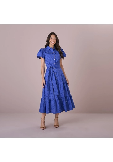 Vestido Clara Azul Tata Martelo  Outono/Inverno 2025