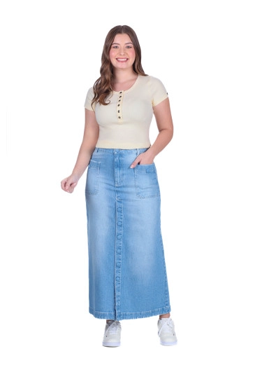  Blusa Felicia Em Malha Caneleada Amarelo Hapuk Outono/Inverno 2025