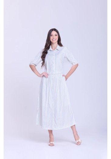 Conjunto Mirela Em Tecido Plano Verde Hapuk Outono/Inverno 2026