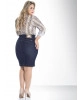 Saia Dyork Secretaria Plus Size 3058