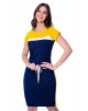 Vestido Tricolor Amarelo Hapuk