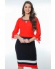 Conjunto Bordado Vermelho Hapuk