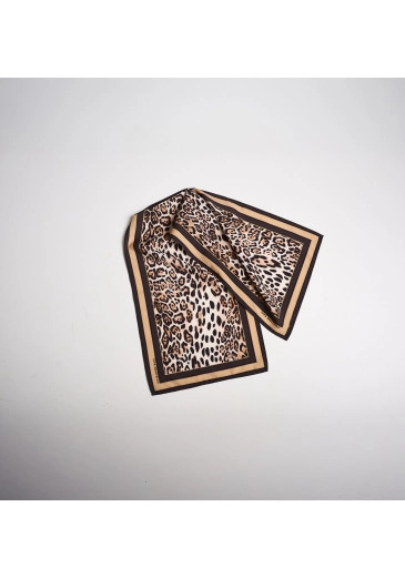 Lenço Lara Animal Print Estampa Exclusiva Tatá Martello Outono/Inverno 2025