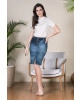 Saia Jeans Barra Desfiada Via Tolentino 