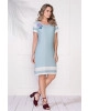 Vestido-T-Shirt-Dress-Bicolor-Azul-Fasciniu's-estrela-evangelica