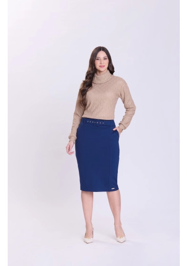 Blusa Conceição Em Malha Trico Bege Hapuk Outono/Inverno 2026