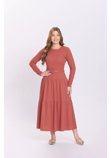 Vestido Latifa Em Malha Telha Hapuk Outono/Inverno 2026