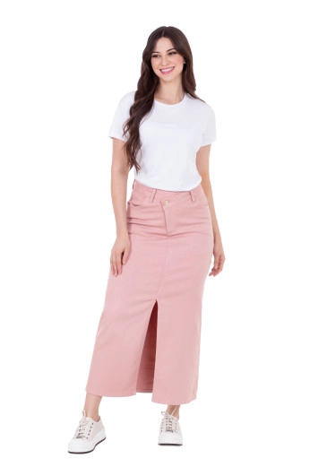 Blusa Raquel em Malha Pima com Estampa Frontal em Relevo Branca Hapuk Outono/Inverno 2024