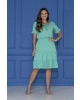 Vestido Chiffon Pipoquinha Verde Tatá Martello
