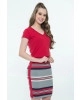 Vestido Teen Vermelho Hapuk